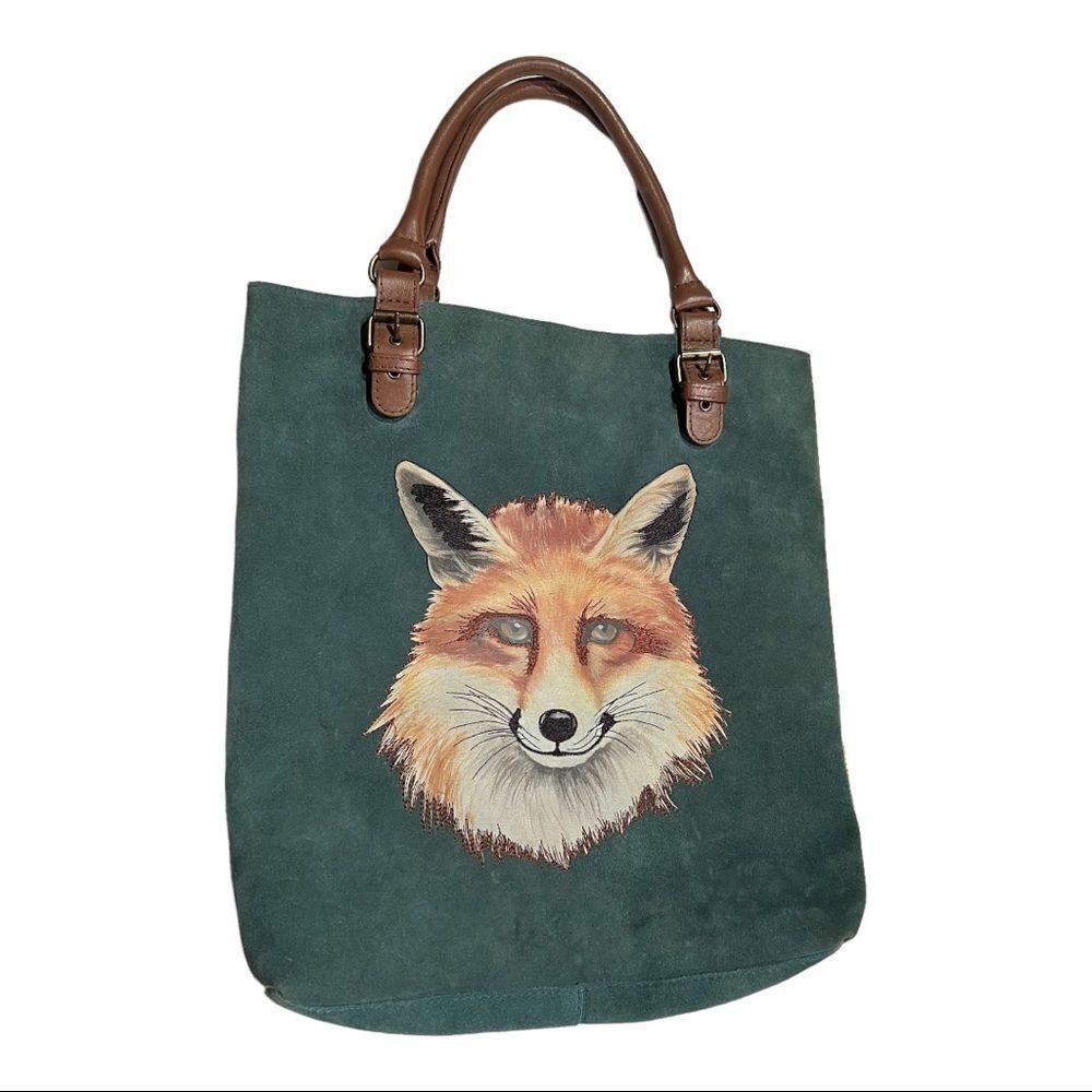 Anthropologie Garden Guest Tote Fox Miss Albright bag